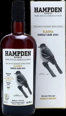 Bouteille de spiritueux : Trelawny Endemic Birds (Elaenia) de la marque Hampden