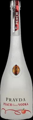 Bouteille de spiritueux : Peach Flavored Vodka de la marque Pravda
