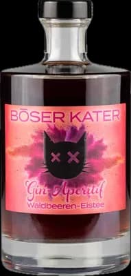 Bouteille de spiritueux : Gin-Aperitif Waldbeeren-Eistee de la marque Böser Kater