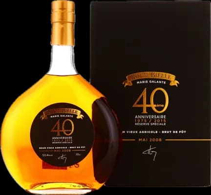 Bouteille de spiritueux : 40th Anniversary de la marque Bielle