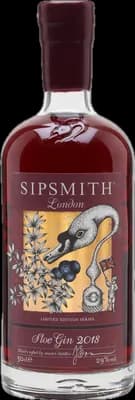 Bouteille de spiritueux : Sloe Gin de la marque Sipsmith