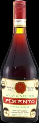 Bouteille de spiritueux : Pimento Liqueur de la marque J. Wray & Nephew LTD.