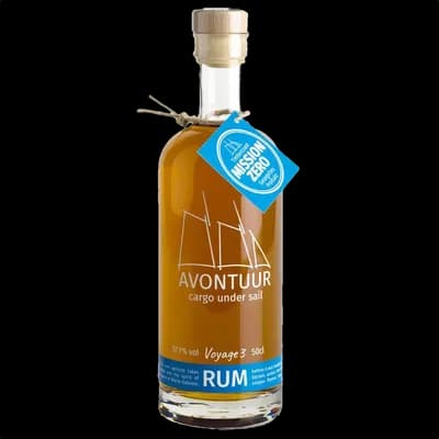 Bouteille de spiritueux : Caribbean Blue de la marque Avontuur