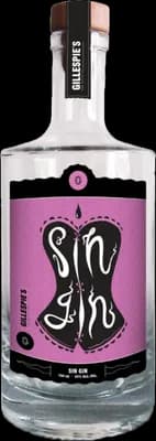Bouteille de spiritueux : Sin Gin de la marque Gillespie's