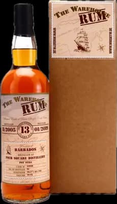 Bouteille de spiritueux : Barbados de la marque Foursquare