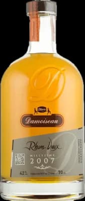 Bouteille de spiritueux : Rhum Vieux Millésime 2007 de la marque Damoiseau