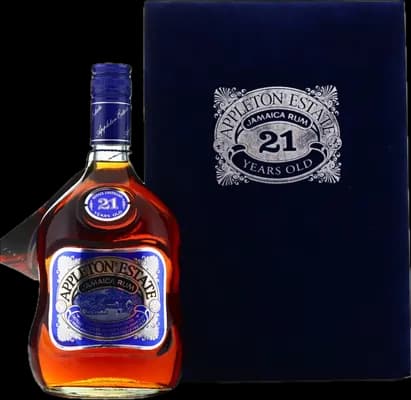Bouteille de spiritueux : 21 Years US Import de la marque Appleton Estate