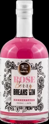 Bouteille de spiritueux : Rose Berry Gin de la marque Breaks