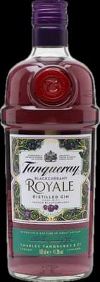Bouteille de spiritueux : Blackcurrant Royale Gin de la marque Tanqueray