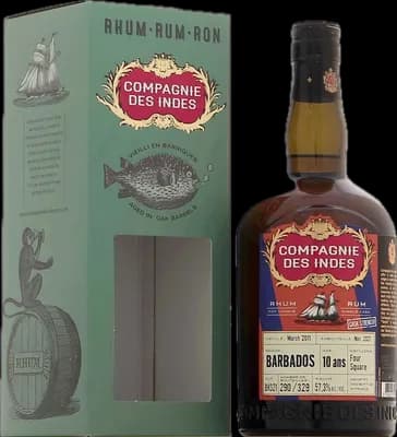 Bouteille de spiritueux : Barbados de la marque Foursquare