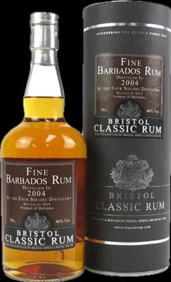 Bouteille de spiritueux : Fine Barbados Rum de la marque Foursquare