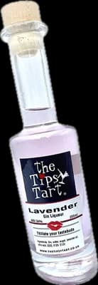 Bouteille de spiritueux : Lavender Gin Liqueur de la marque The Tipsy Tart