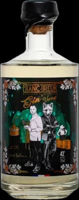 Bouteille de spiritueux : Gin Verny de la marque Franc-Tireur