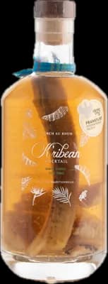Bouteille de spiritueux : Banane Flambée Fève Tonka de la marque K’ribean Cocktail
