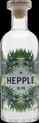 Bouteille de spiritueux : Gin de la marque Hepple