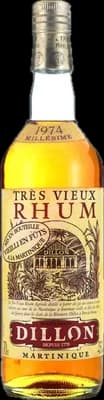 Bouteille de spiritueux : Très Vieux Rhum Millésime 1974 de la marque Dillon