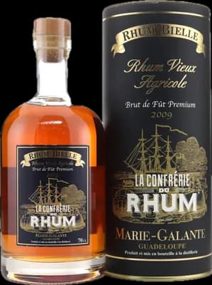 Bouteille de spiritueux : La Confrérie du Rhum de la marque Bielle