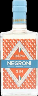 Bouteille de spiritueux : Negroni Gin de la marque Sibling