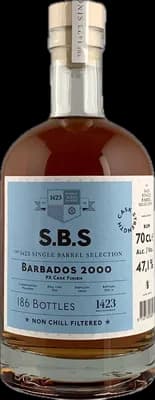 Bouteille de spiritueux : Barbados PX Cask Finish de la marque S.B.S