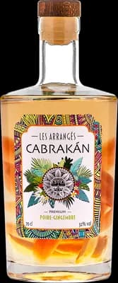 Bouteille de spiritueux : Poire-Gingembre de la marque Cabrakán