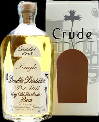 Bouteille de spiritueux : Crude Single Double Distilled Pot Still de la marque West Indies