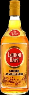 Bouteille de spiritueux : Golden Jamaica Rum de la marque Lemon Hart & Son