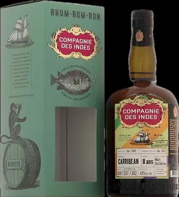 Bouteille de spiritueux : Caribbean de la marque Multi Distilleries