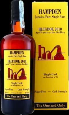 Bouteille de spiritueux : Single Cask The One and Only de la marque Hampden