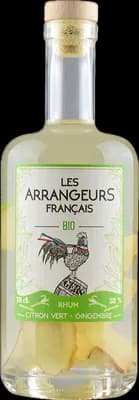 Bouteille de spiritueux : Citron Vert – Gingembre de la marque Les Arrangeurs Français