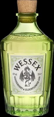Bouteille de spiritueux : Gooseberry & Elderflower Gin de la marque Wessex