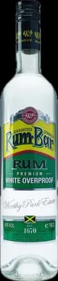 Bouteille de spiritueux : Rum-Bar White Overproof de la marque Worthy Park