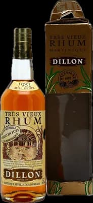 Bouteille de spiritueux : Très Vieux Rhum Millésime 1982 de la marque Dillon