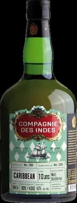 Bouteille de spiritueux : Caribbean 10 Ans – Single Cask de la marque Compagnie des Indes