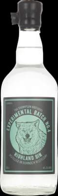 Bouteille de spiritueux : Experimental Batch No. 4 de la marque The Thompson Brothers Highland Gin