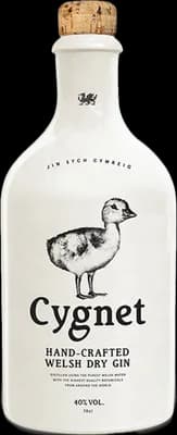 Bouteille de spiritueux : Hand-Crafted Welsh Dry Gin de la marque Cygnet