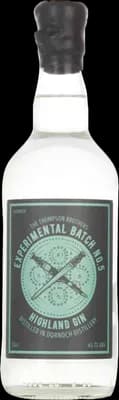 Bouteille de spiritueux : Experimental Batch No. 5 de la marque The Thompson Brothers Highland Gin
