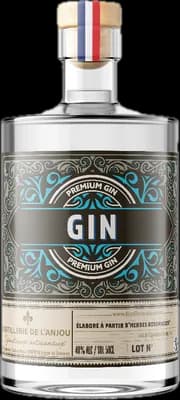 Bouteille de spiritueux : Gin de la marque Distillerie de l'Anjou