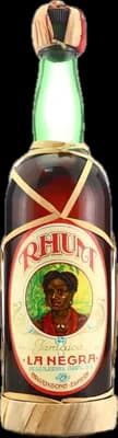 Bouteille de spiritueux : Rhum La Negra 1980s de la marque Distilerias Abril S.A.