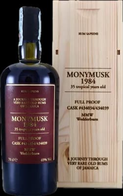 Bouteille de spiritueux : Rum Sapiens Wedderburn de la marque Monymusk