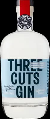 Bouteille de spiritueux : Founder’s Release de la marque Three Cuts Gin