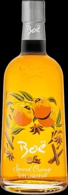 Bouteille de spiritueux : Spiced Orange Gin Liqueur de la marque Boë Scottish Gin