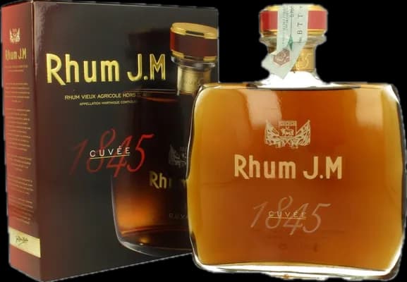 Bouteille de spiritueux : Cuvée 1845 de la marque Rhum J.M