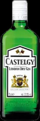 Bouteille de spiritueux : London Dry Gin de la marque Castelgy
