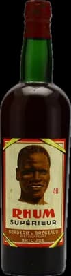 Bouteille de spiritueux : Rhum Superieur (1950s) de la marque Borderie and Bregeaud