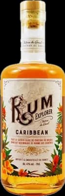 Bouteille de spiritueux : Rum Explorer Caribbean de la marque Château du Breuil
