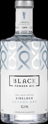 Bouteille de spiritueux : Sidelock London Dry Gin de la marque Black Powder