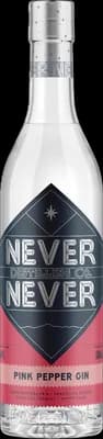 Bouteille de spiritueux : Pink Pepper Gin de la marque Never Never 