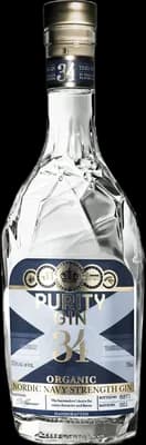 Bouteille de spiritueux : Nordic Navy Strength Gin de la marque Purity