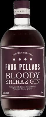 Bouteille de spiritueux : Bloody Shiraz Gin 2023 de la marque Four Pillars
