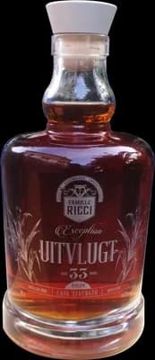 Bouteille de spiritueux : Exception Uitvlugt 33 ans de la marque Famille Ricci